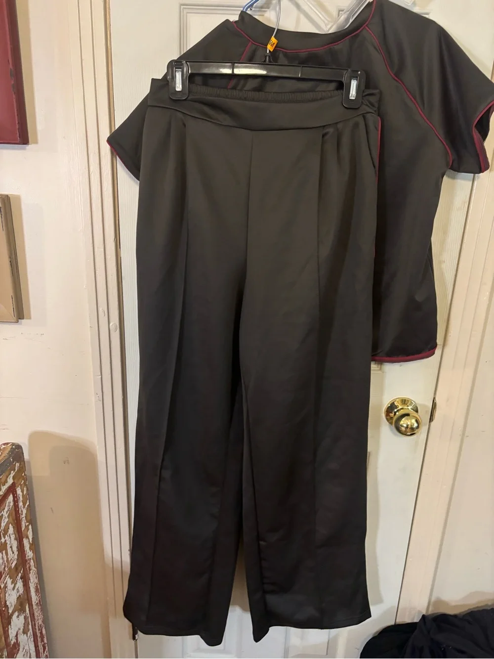 Black Set with Red Trim - Brand Unspecified